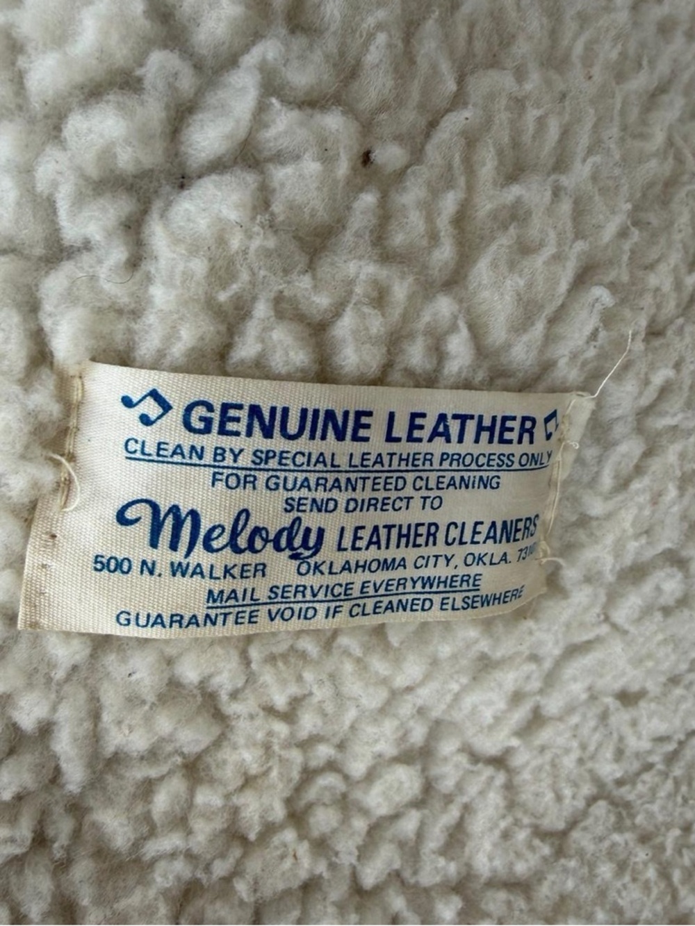 Vintage Pioneer Wear Men's suede leather coat size 38 m brown leather sherpa - Picture 6 of 8